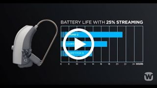 BEYOND Z battery long battery life even when streaming | Widex